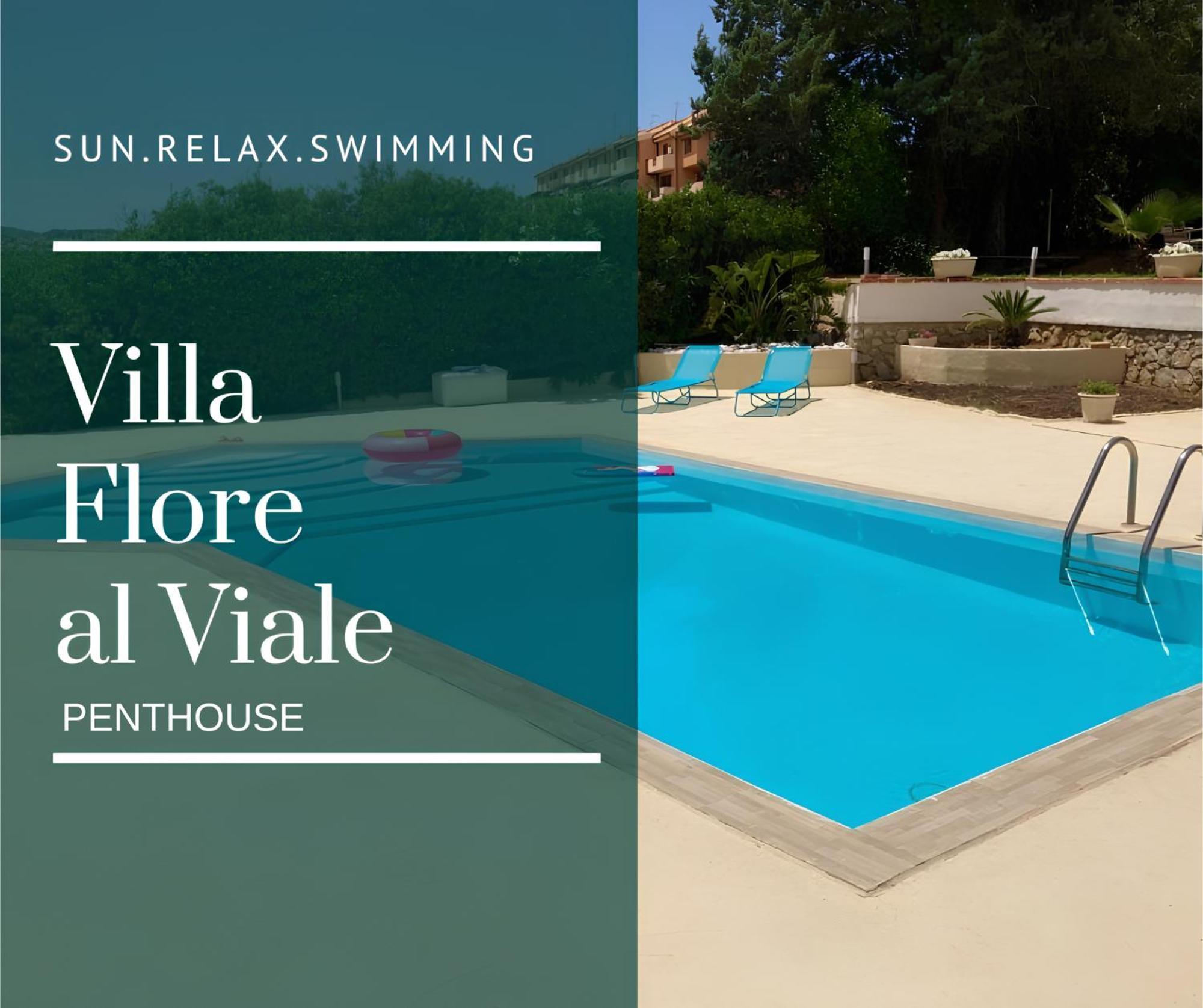 Villa Flore - Penthouse - Apartment In Villa Casteldaccia Dış mekan fotoğraf